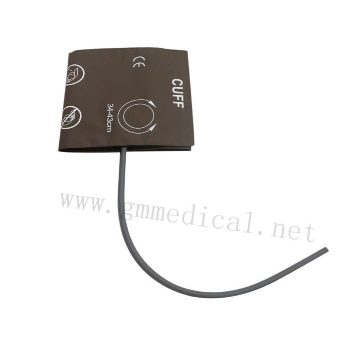 الكبار قابلة لإعادة الاستخدام الكبار أنبوب واحد صفعة ضغط الدم ، 34-43cm