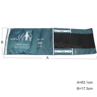 كبير الكبار واحد أنبوب Nibp الكفة لمراقبة ضغط الدم