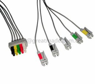 مجموعة أسلاك Pro1000 المتوافقة ، 5 وصلات ، قابض ، IEC ، 100CM و 2PIN.