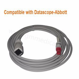كابل محول IBP متوافق مع Mindray-Datascope-Abbott، 5pin ذكر>أبوت-6pin